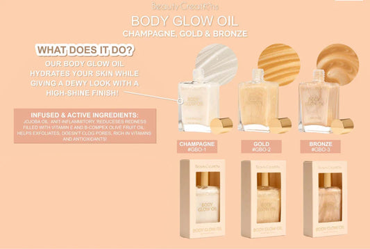 BEAUTY CREATIONS- BODY GLOW OIL-